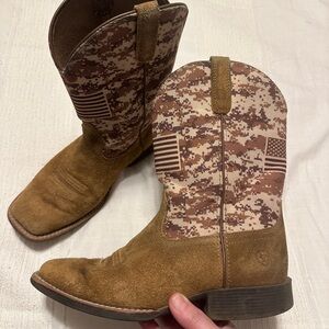 Ariat Kids Brown Camouflage Boots